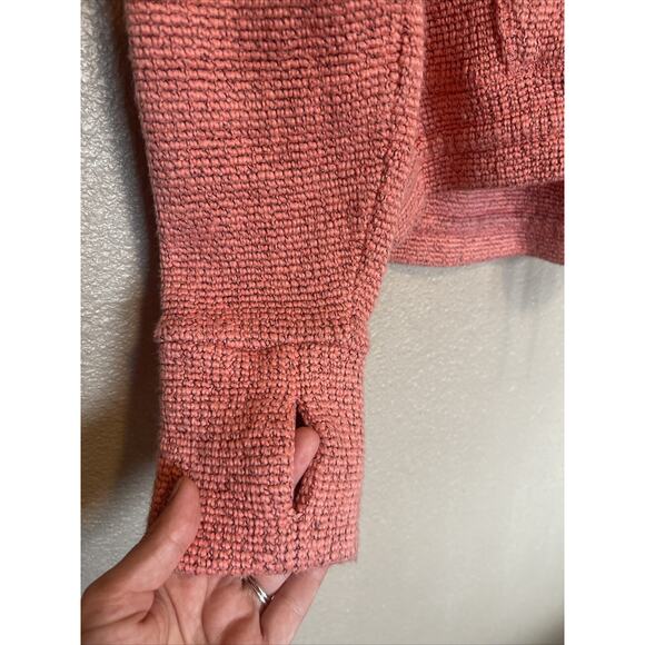 Sweaty Betty Womens Sweater US 4-6 UK Small Funnel Boucle Chunky Knit Pink - Picture 3 of 9